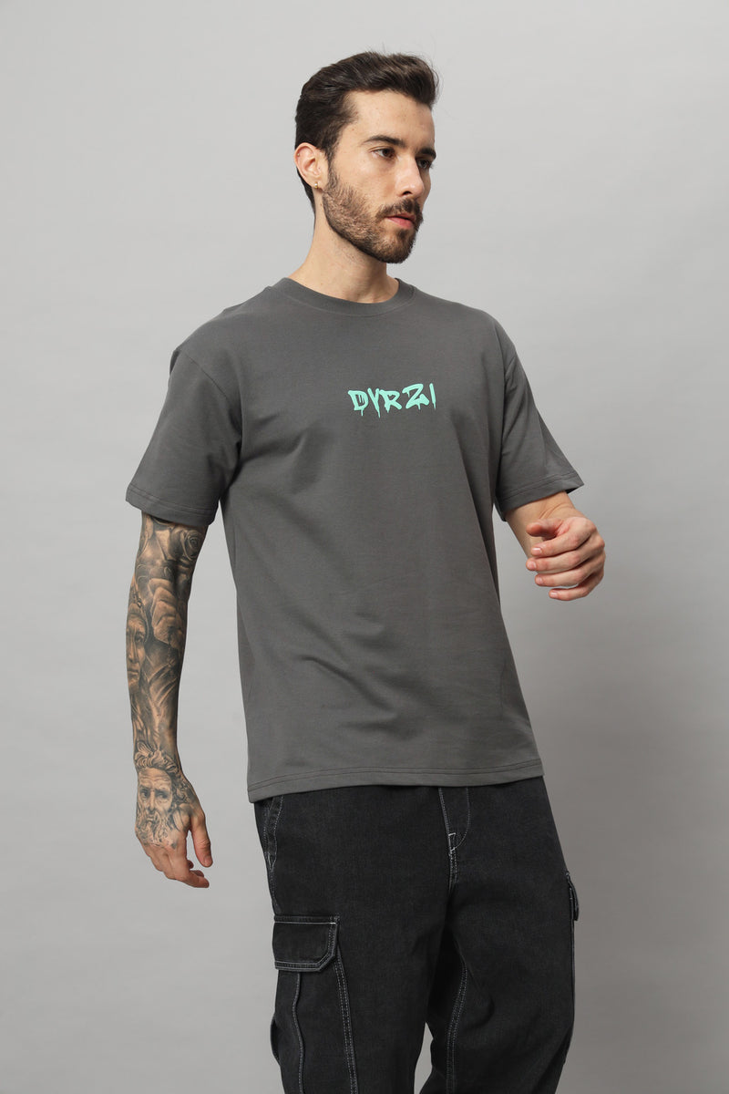 Dvrzi Grey Ram-Antic Oversized Tee Men’s