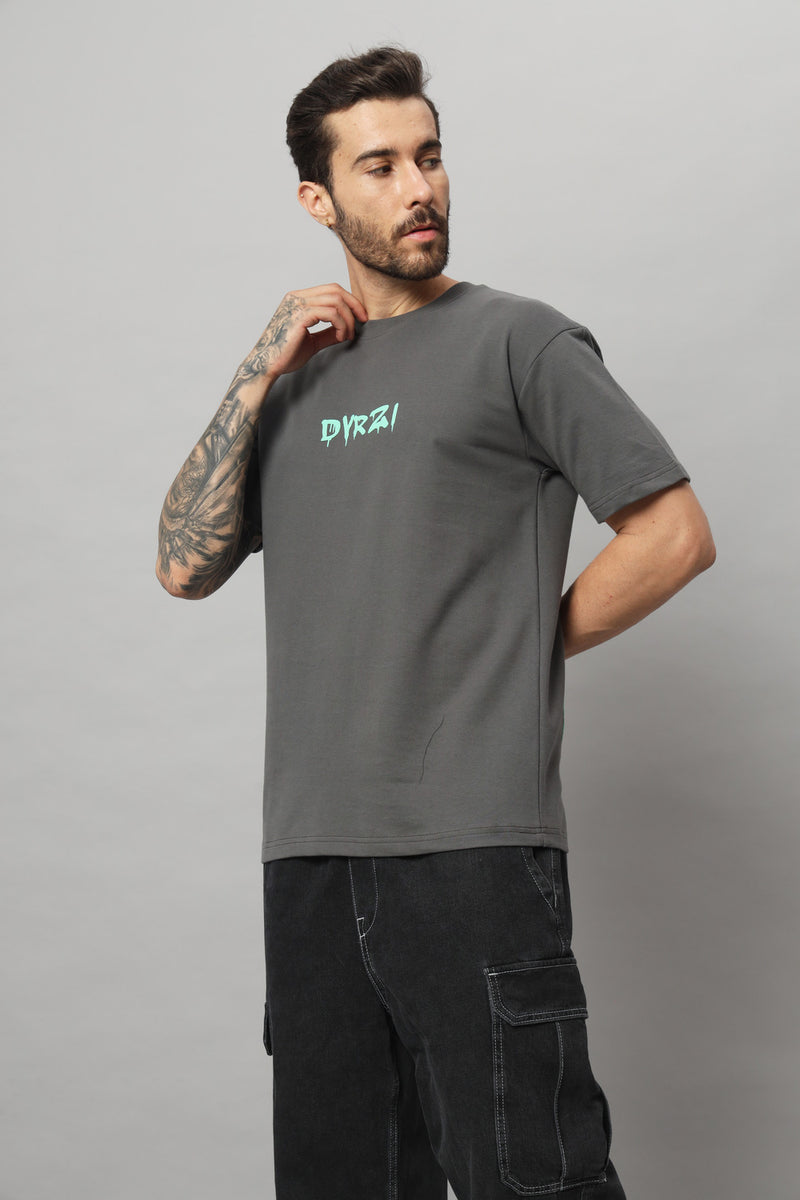 Dvrzi Grey Ram-Antic Oversized Tee Men’s