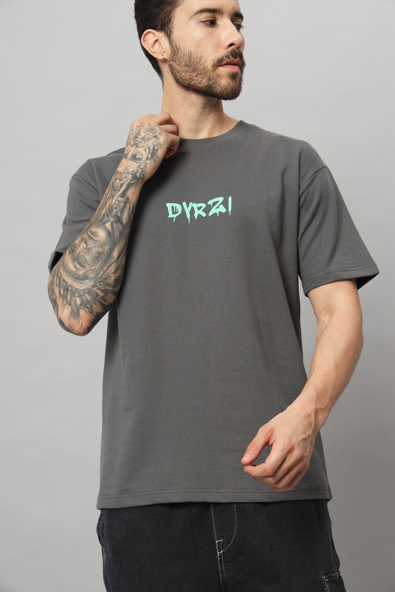 Dvrzi Grey Ram-Antic Oversized Tee Men’s