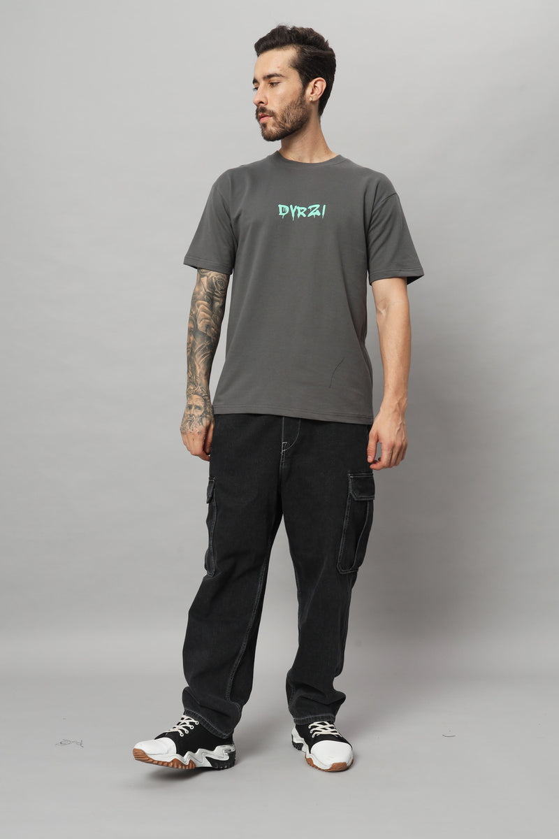 Dvrzi Grey Ram-Antic Oversized Tee Men’s