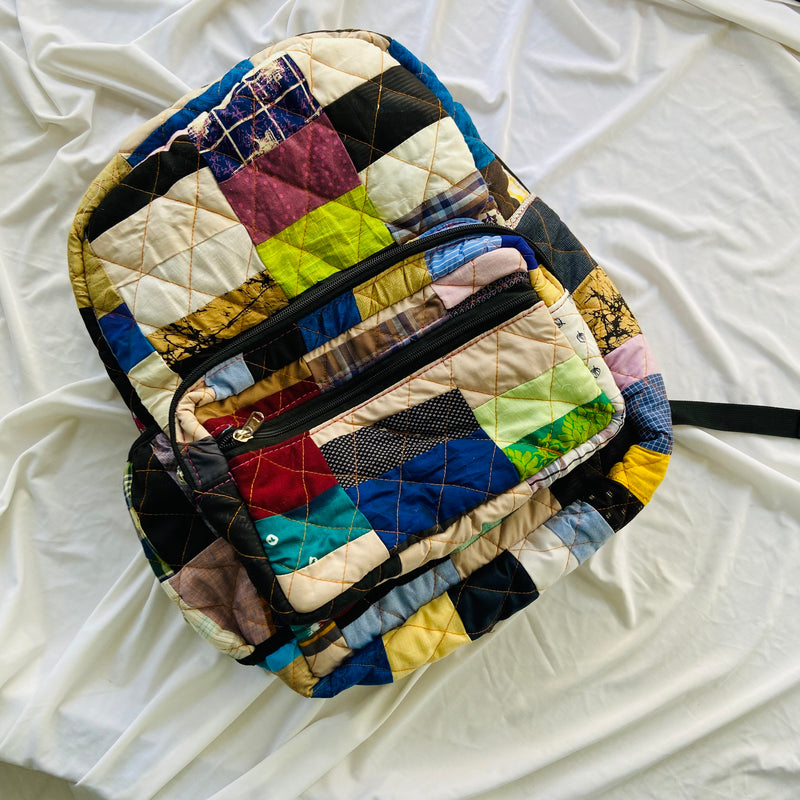 Backpack/ Day Bag from Fabric Blocks - Adults