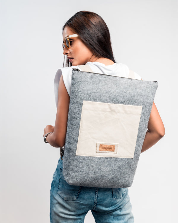 RebagCo. Core Backpack | Recycled PET & Canvas | Unisex Laptop Backpack