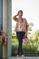 The Conscious Closet Smokey Pink Brisk Birdie Top