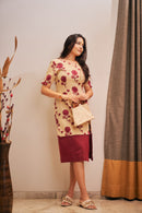 The Conscious Closet Congo Brown  Soulful Pod Long Detachable Dress