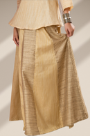 Rj Label Golden Grace Skirt Organic Katan Ghicha Silk Women