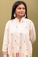 Rj Label Lunadahlia Offwhite Tunic Organic Kala Cotton Women