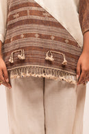 Rj Label Terradahl Brown/yellow Top Organic Kala Cotton Women