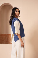 Rj Label Bermuda Offwhite Pants Organic Kala Cotton Women