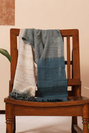 Rj Label Ombre Blue Stole Organic Pure Silk Unisex