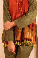 Rj Label Mehandi Pant Organic Kala Cotton Women