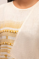 Rj Label Terradahl Brown/yellow Top Organic Kala Cotton Women