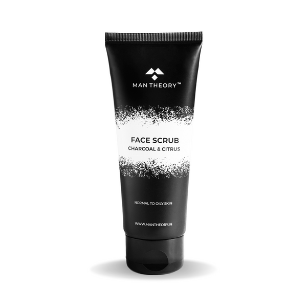 Man Theory Citrus & Charcoal Face Scrub (Pack Of 2)