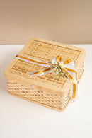 GreenKraft Sora Handcrafted Bamboo Square Box - Set of 3
