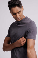 Carbontree Organic Cotton Men Charcoal Mel Carbon Lightweight T-Shirt