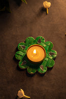 GreenKraft Marigold Handcrafted Bamboo Tea light Holder - Set of 5
