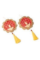 GreenKraft Deepak Handcrafted Bamboo Hanging - Set of 2