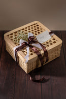 GreenKraft Mira Handcrafted Bamboo Square Box - Set of 3