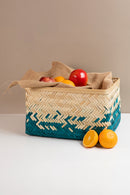 GreenKraft Pearl Handcrafted Bamboo Tray - Set of 2