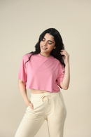 Carbontree Bamboo Women Wild Rose Boxy Tee