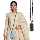 JOD Cotton Black Phone Sling & Cross Body Phone Straps