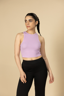 Carbontree Bamboo Women Lavender Haze Rib Tank Top