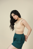 Carbontree Organic Cotton Women Deep Teal Comfort Shorts