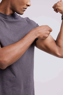 Carbontree Organic Cotton Men Charcoal Mel Carbon Lightweight T-Shirt