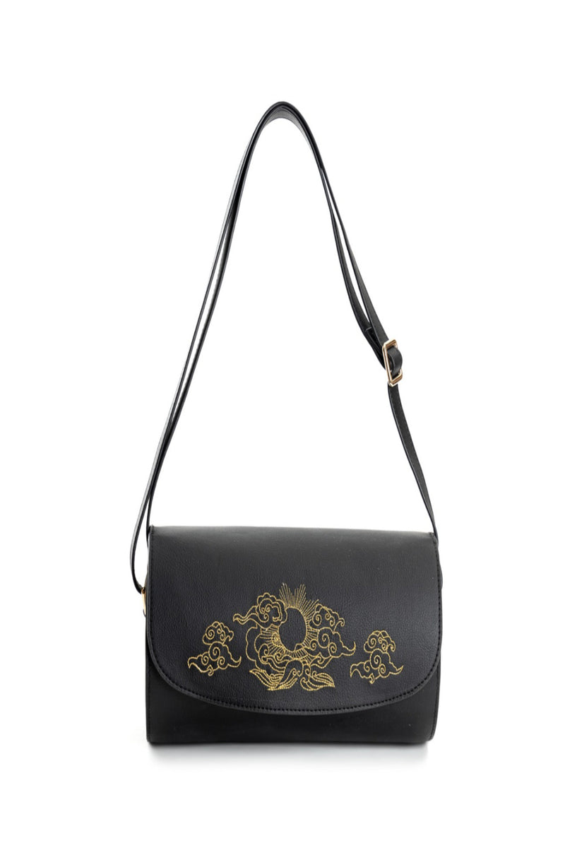 Green Hermitage Nyx Vegan Leather Duffle/Bowler Bag