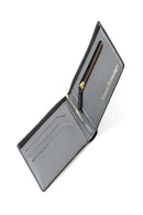 Green Hermitage Zeus Vegan Leather Men's Wallet (Black & Grey)
