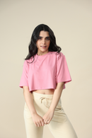 Carbontree Bamboo Women Wild Rose Boxy Tee