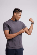 Carbontree Organic Cotton Men Charcoal Mel Carbon Lightweight T-Shirt