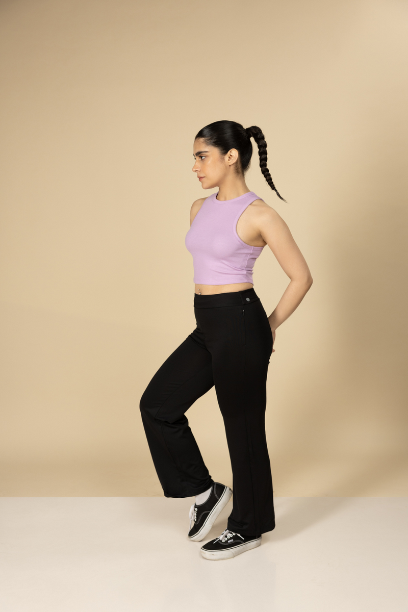 Carbontree Bamboo Women Lavender Haze Rib Tank Top