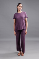 Carbontree Women Plum Bamboo Tee