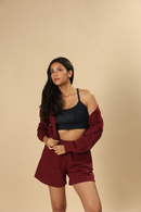 Carbontree Organic Cotton Women Sangria Comfort Shorts