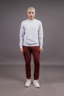 Carbontree Organic Cotton Men Mist Mel Mens Carbon Sweatshirt