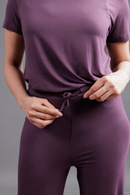 Carbontree Women Plum Bamboo Tee