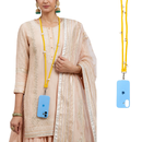 JOD Cotton Yellow Phone Sling & Cross Body Phone Straps