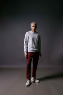 Carbontree Organic Cotton Men Mist Mel Mens Carbon Sweatshirt