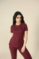 Carbontree Women Sangria Tencel Tee