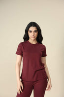 Carbontree Women Sangria Tencel Tee