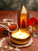 Whitefire Hammered Urli 3 wick - Oudh Fragrance