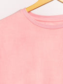 Livbio Organic Cotton & Naturally Dyed Light  Men's Pink T-shirt