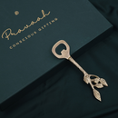 Pravaah Patram Bar Set, Solid Brass Handles, Luxury Gifting, Gold Finish