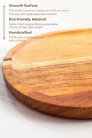 Byora Brown Elliptical Tray