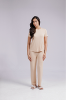 Carbontree Women Hazelnut Bamboo Tee