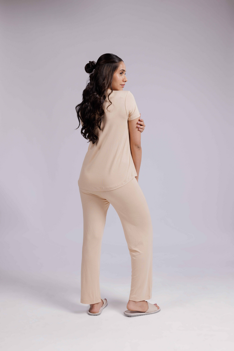 Carbontree Women Hazelnut Bamboo Tee