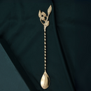 Pravaah Patram Bar Set, Solid Brass Handles, Luxury Gifting, Gold Finish