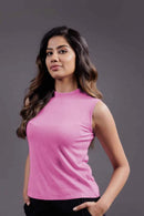 Carbontree Bamboo Women Wild Rose Highneck Tank Top