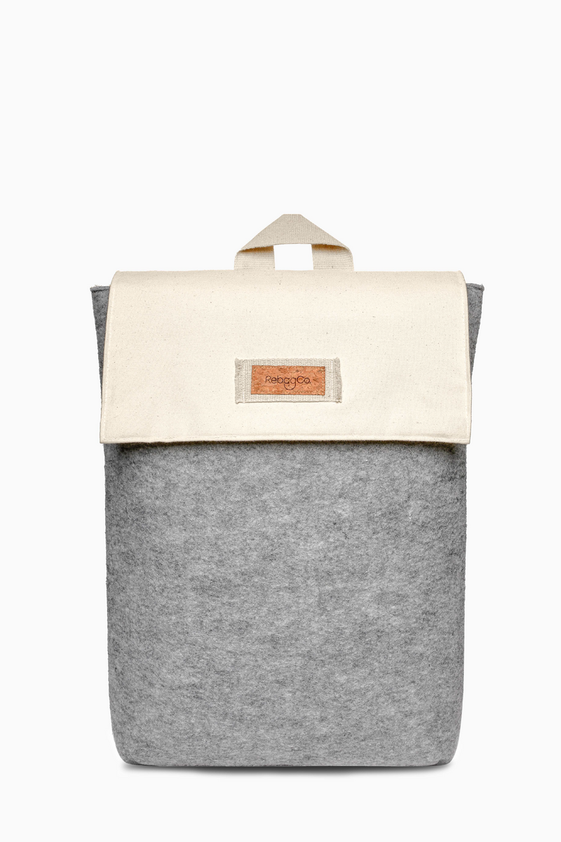 RebagCo. Urbane Backpack | Recycled PET & Canvas | Unisex Laptop Backpack