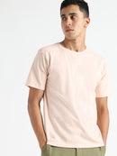 Livbio Organic Cotton & Naturally Fiber Dyed Baby Pink Men's T-shirt
